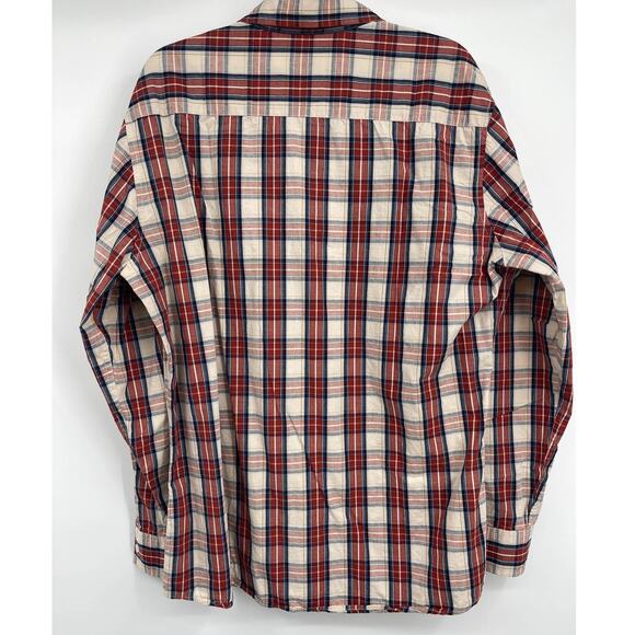 Paper Denim & Cloth Mens Plaid Button Down Shirt Long Sleeve Size XL - Picture 2 of 11